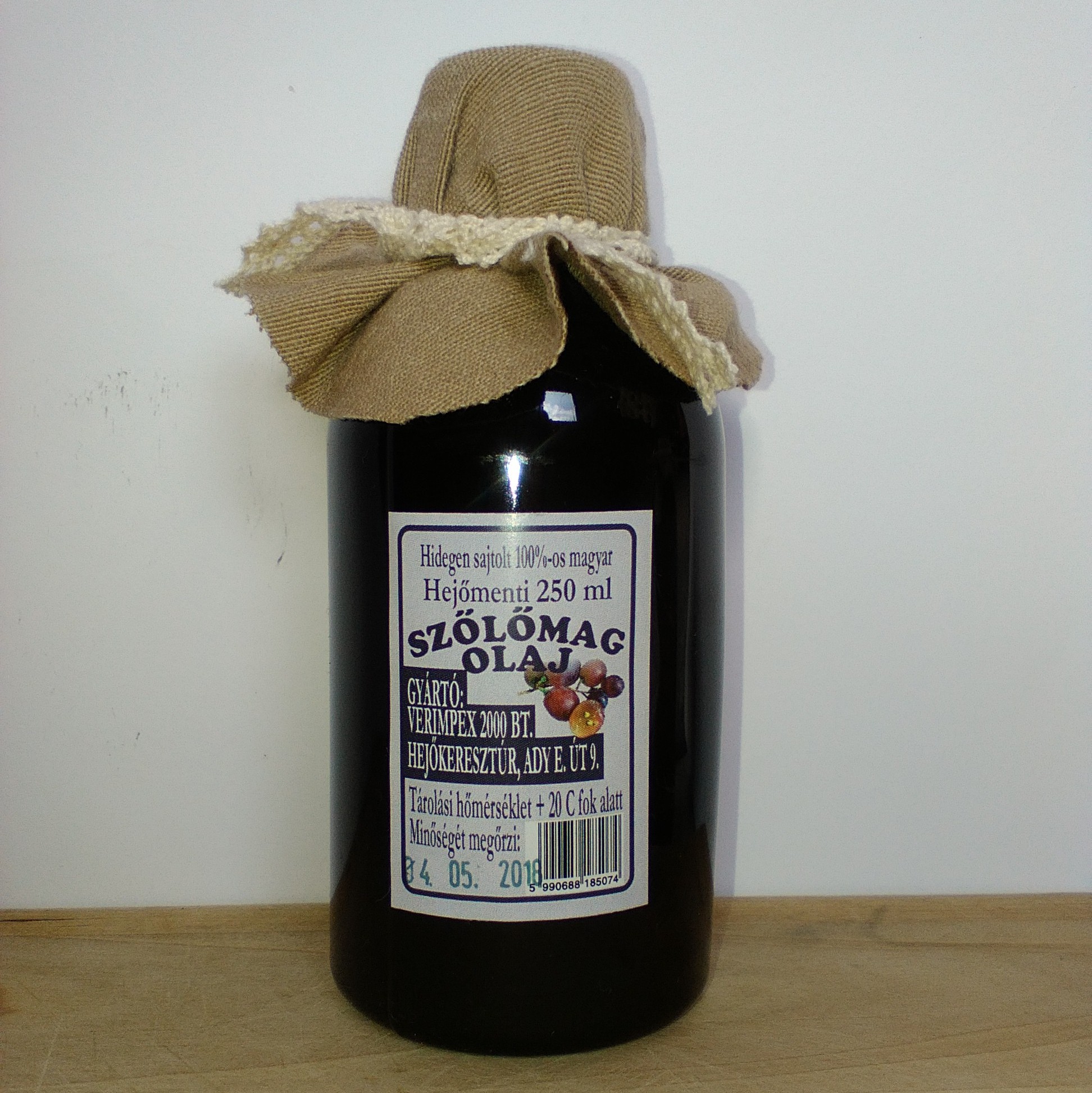 Hidegen sajtolt szőlőmagolaj